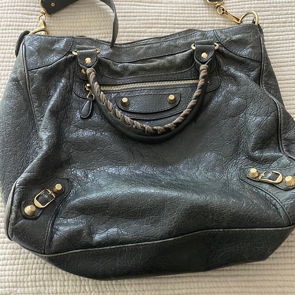 Balenciaga grey bag
